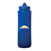 WB8118-VICTORY 1000 ML. (33 FL. OZ.) SQUEEZE BOTTLE-Royal Blue Bottle